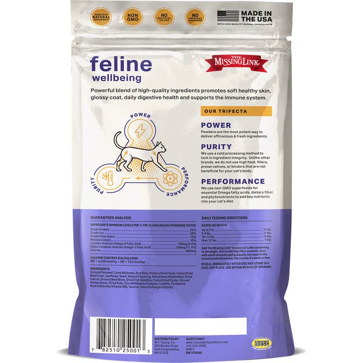 Pet Palette Distribution - Wholesale Pet Supplement - Cat - The Missing Link - Original Feline Formula 6oz1