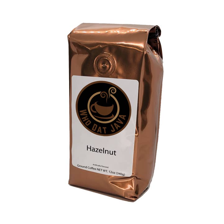Who Dat Java - Wholesale Coffee beans - HAZELNUT FLAVORED COFFEE