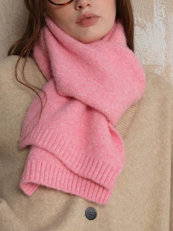 Écharpes en tricot simples et douces de couleur unie DPS1319 pour la vente par Dipped Shop