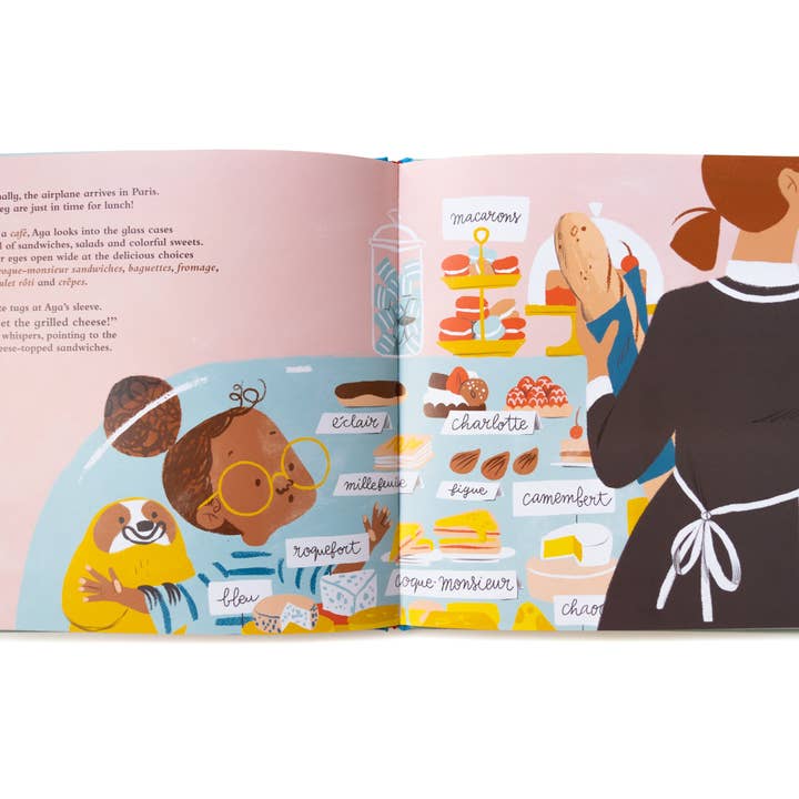 Aya & Pete - Venta al por mayor Libro de iniciación a la lectura (6-8 años) - ¡Las increíbles aventuras de Aya y Pete en París! (Tapa dura)2