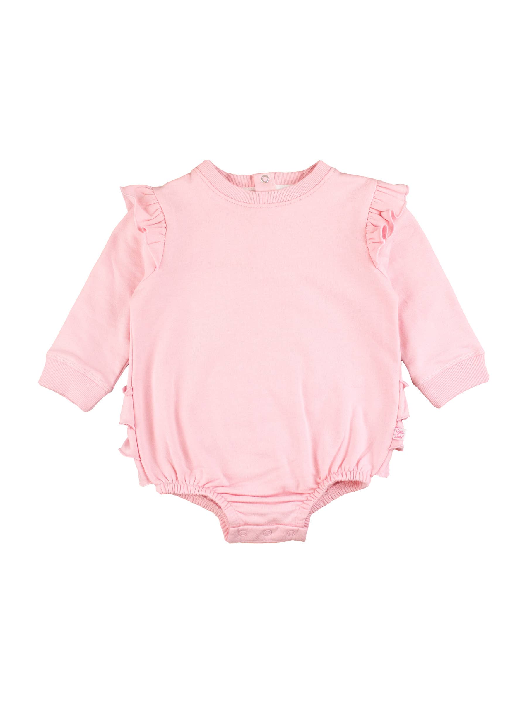 Baby Girls Pink Sweatshirt Bubble Romper
for wholesale on Faire