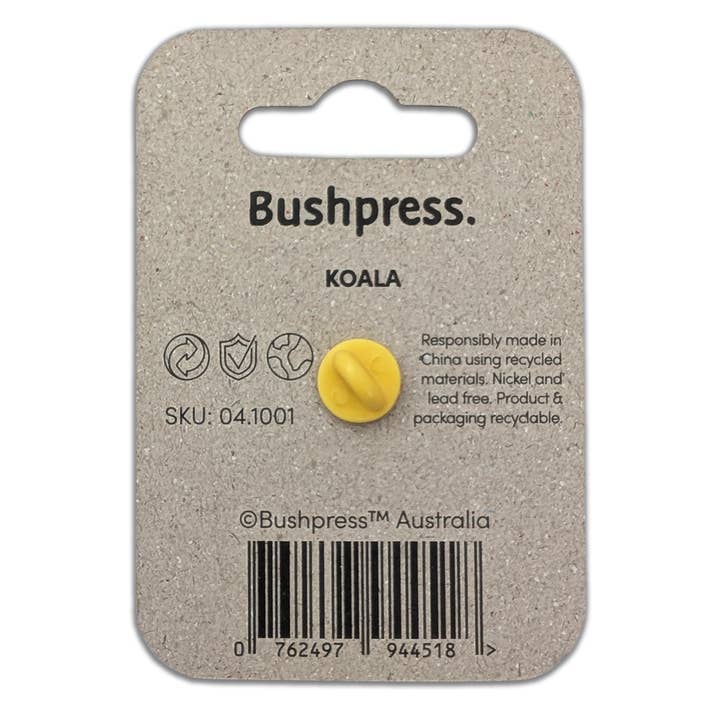 Bushpress - Wholesale Lapel Pin/Button - Koala enamel pin, blue2