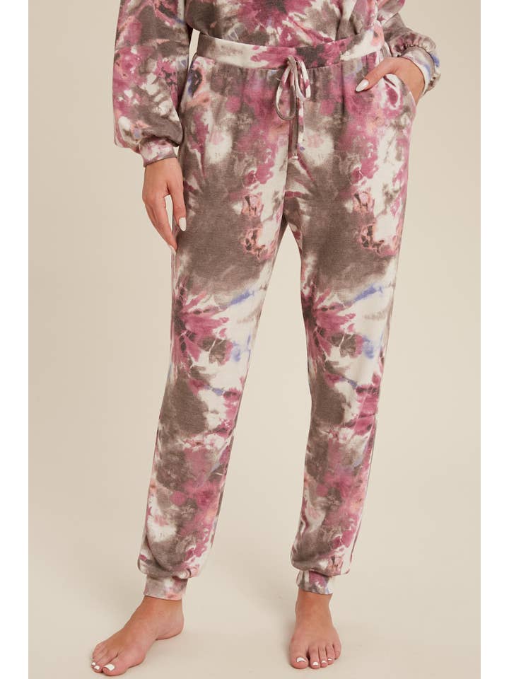 Bluivy - Wholesale Lounge Sweatpants/Joggers - Women's - TIE-DYE JOGGER PANTS