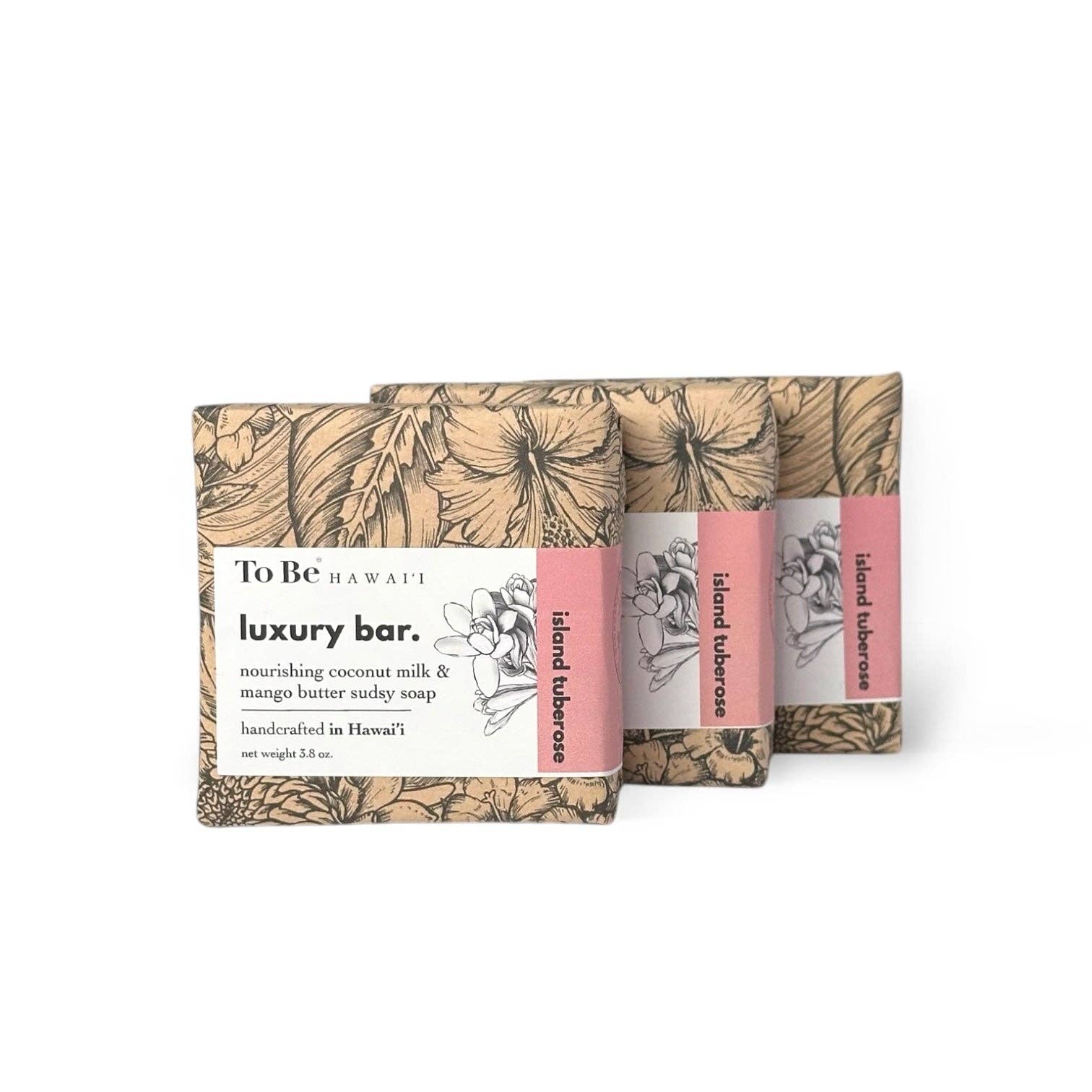 To Be Hawaii - Wholesale Bar Soap - island tuberose luxury bar.2