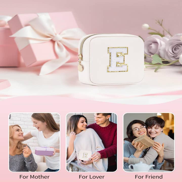 wandf – Großhandel Schmink-/Kosmetiktasche – Personalisierte Monogramm-Tasche Mini Initialen Schminktasche17