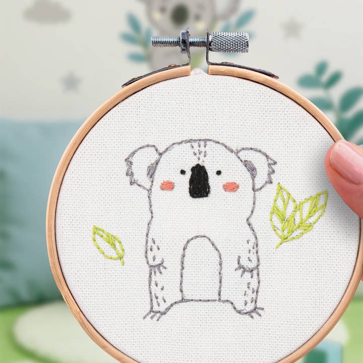 K-0142 - Dekorativ broderi - Koala för wholesale av French Kits