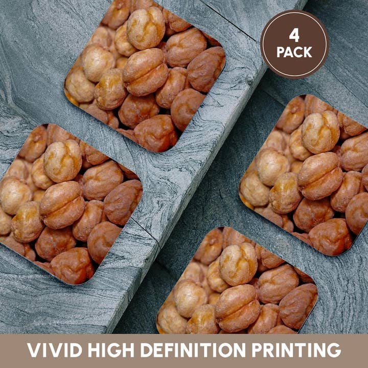 3dRose - Vendita all'ingrosso Sottobicchiere - 3dRose, Fotografia ravvicinata di ceci, Sottobicchiere12