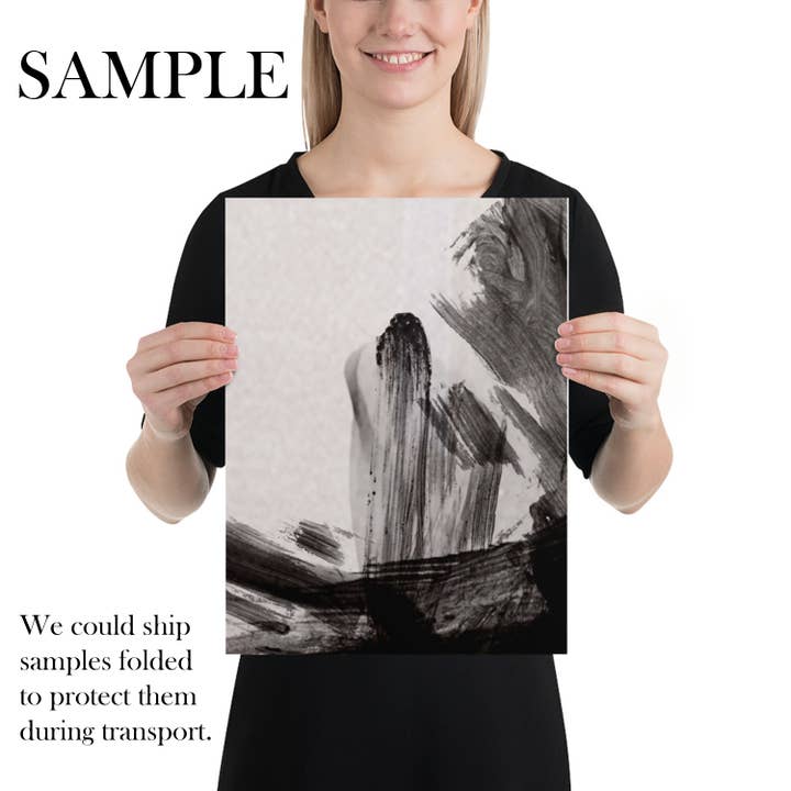 Wallpapers4Beginners - Wholesale Wallpaper - Carta da parati floreale astratta in bianco e nero4