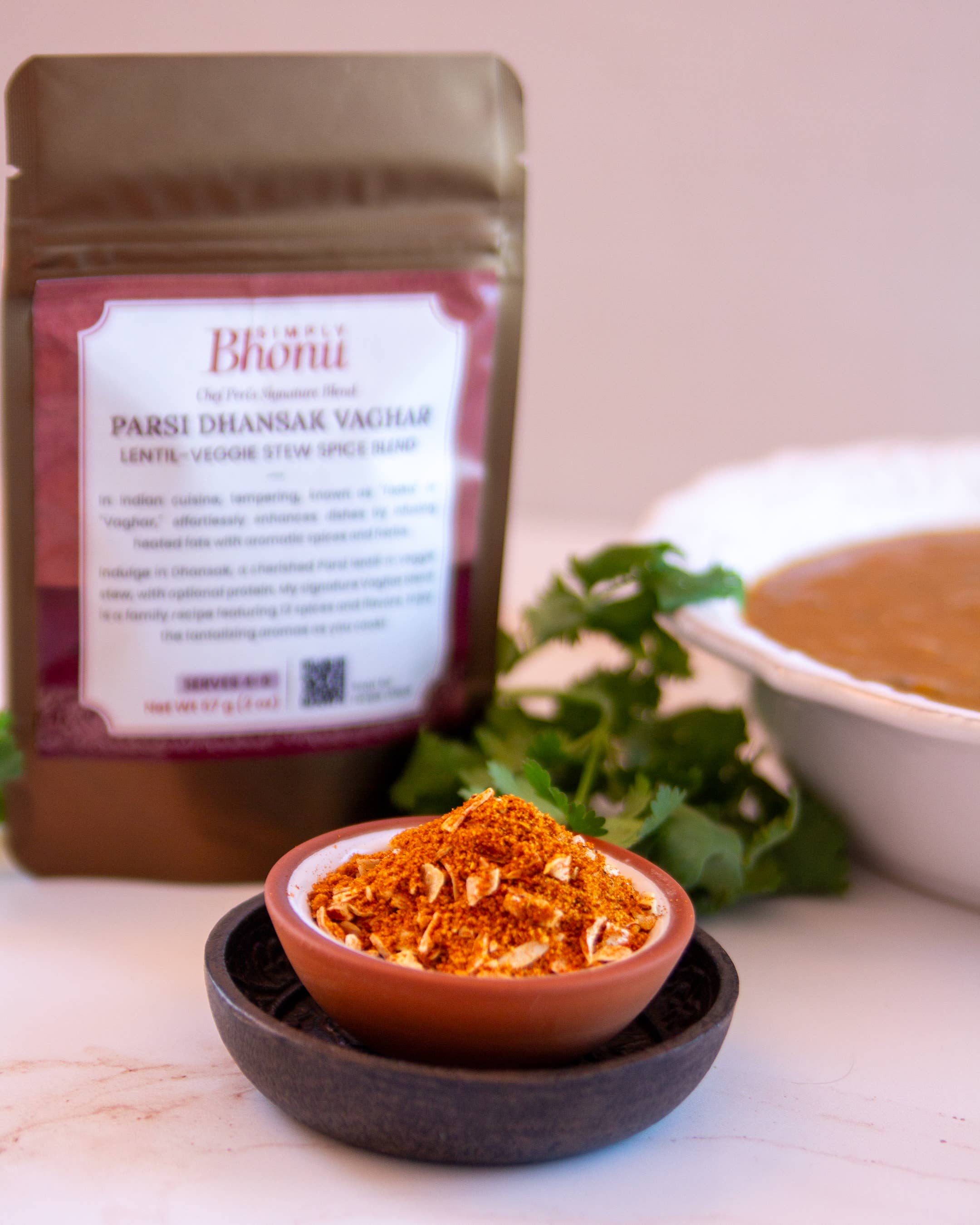 Simply Bhonu - Wholesale Dried Spice Mix - Lentil-Veggie Stew - Parsi Dhansak Spice Blend1