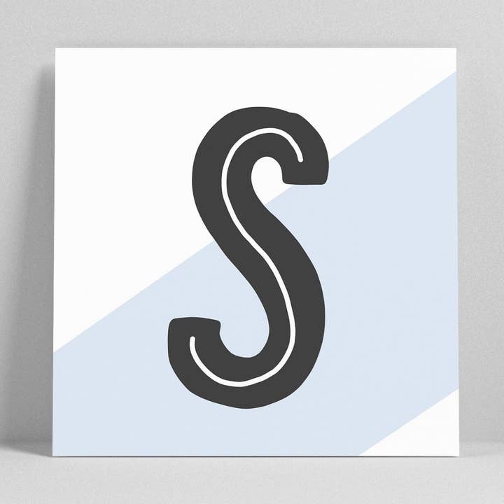 Tarjeta letra «S» para venta al por mayor de Fünf vor Zehn