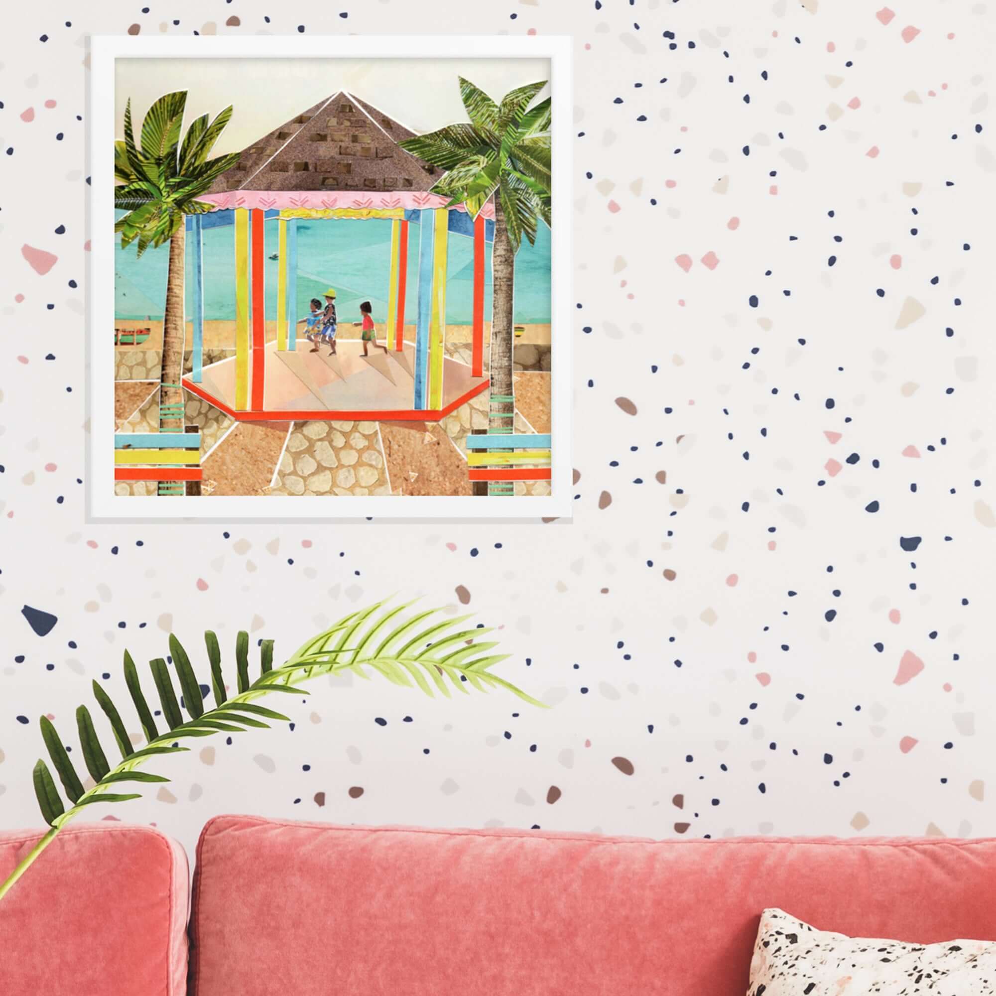 more the merrlier - Wholesale Art Print - Caribbean Park Collage Art Print4