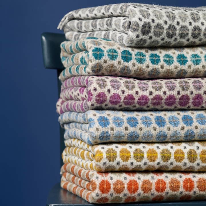 Bronte Moon – Engroshandel Tæppe – Merino Lambswool Throw Blanket Milan Range, Fremstillet i England20