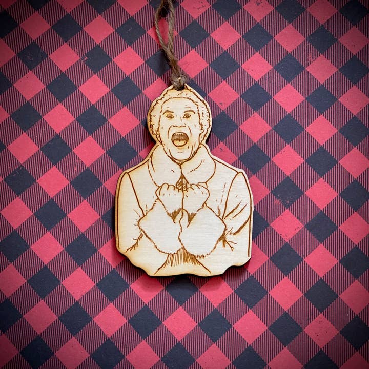 Tree YoSelf - Wholesale Ornament - Buddy the Elf (Will Ferrell) wooden Christmas Ornament1