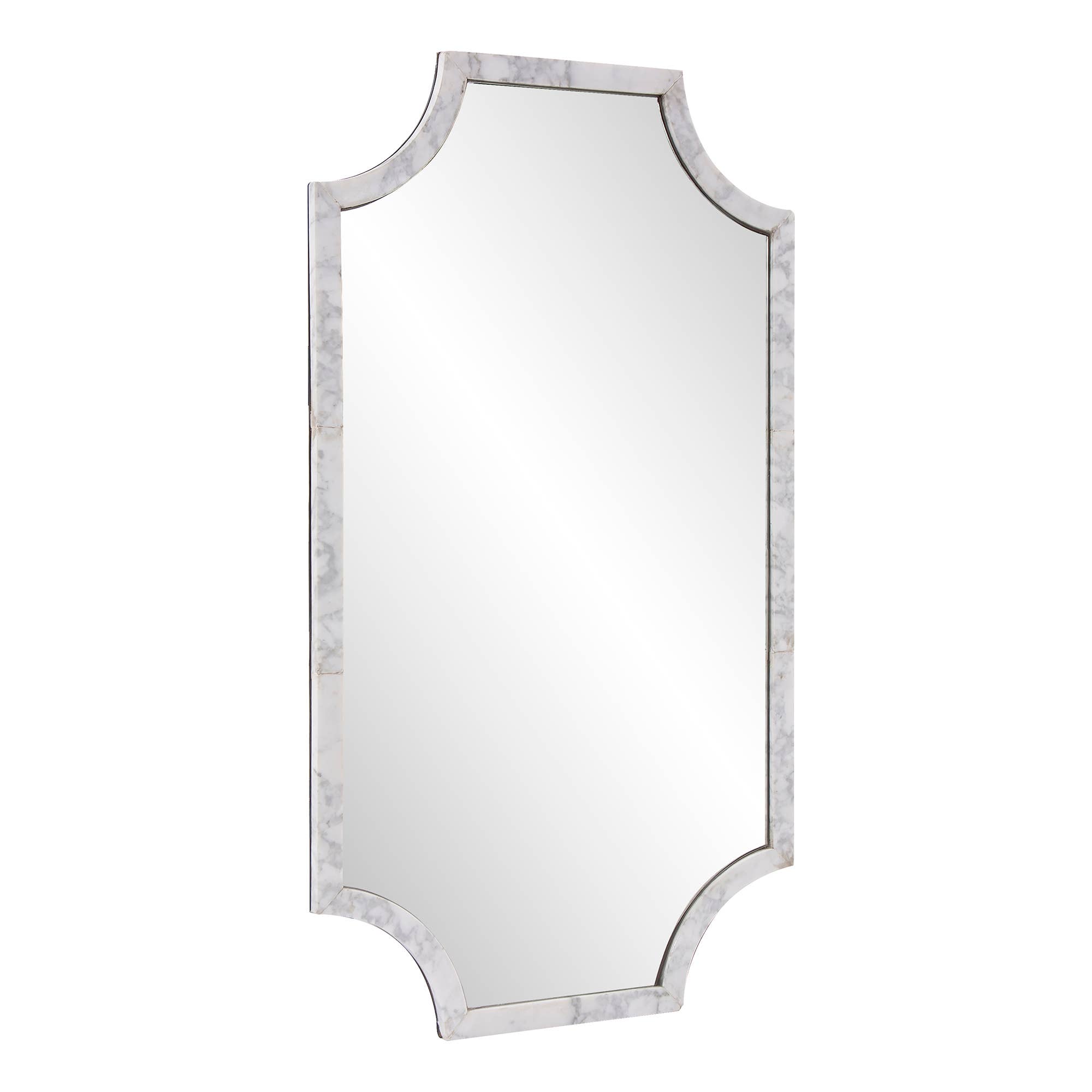 Howard Elliott on Faire - Wholesale Wall Mirror - Makrana Marble Scalloped Mirror4