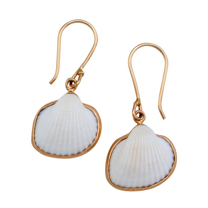 Alchemia Ark Shell Earrings for wholesale by Charles Albert Inc