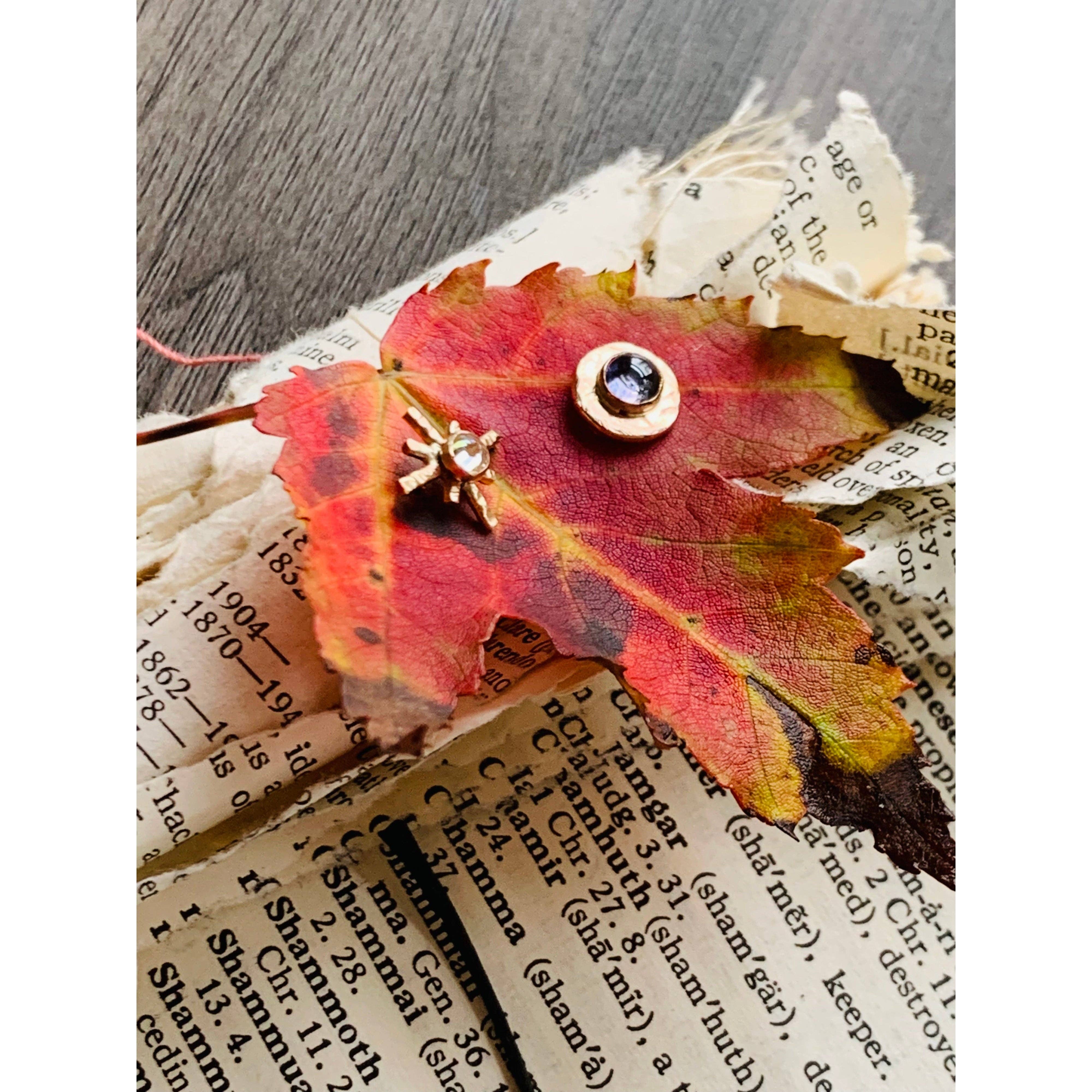 Notions of Lovely - Wholesale Stud/Post Earrings - Roxanne Studs - 14k Gold Fill - Iolite & CZ2