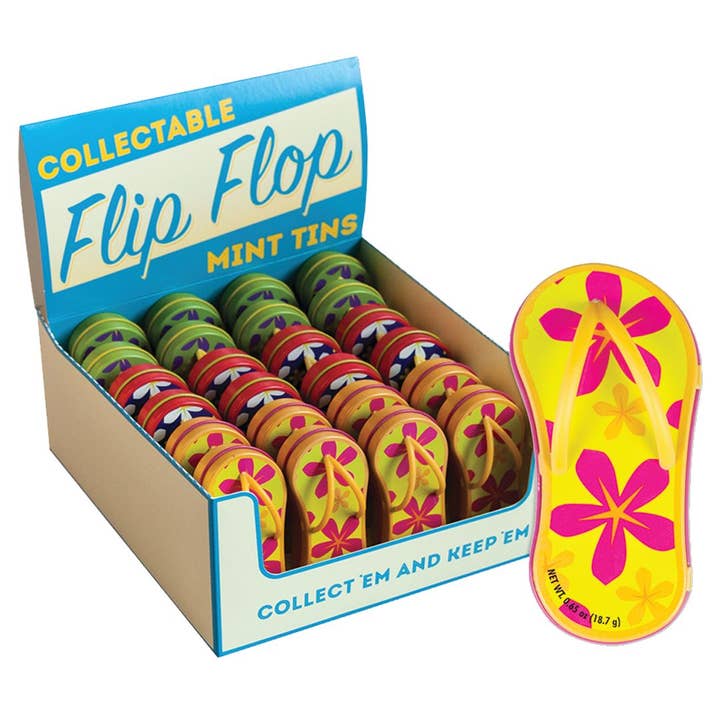 AmuseMints - Wholesale Mints - Flip Flop Shaped Mint Tins