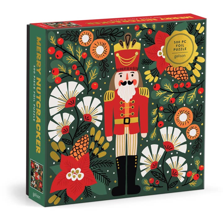 Chronicle Books - Wholesale Puzzle - Adult - Merry Nutcracker 500 Piece Foil Puzzle0