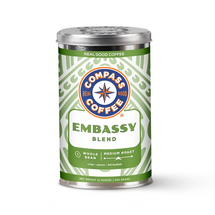 Embassy Blend for wholesale by Compass Coffee