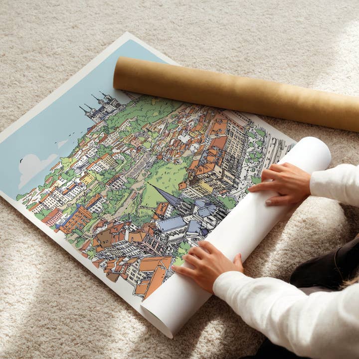 EMILIE ETTORI ILLUSTRATION - Wholesale Art Print - St Georges8