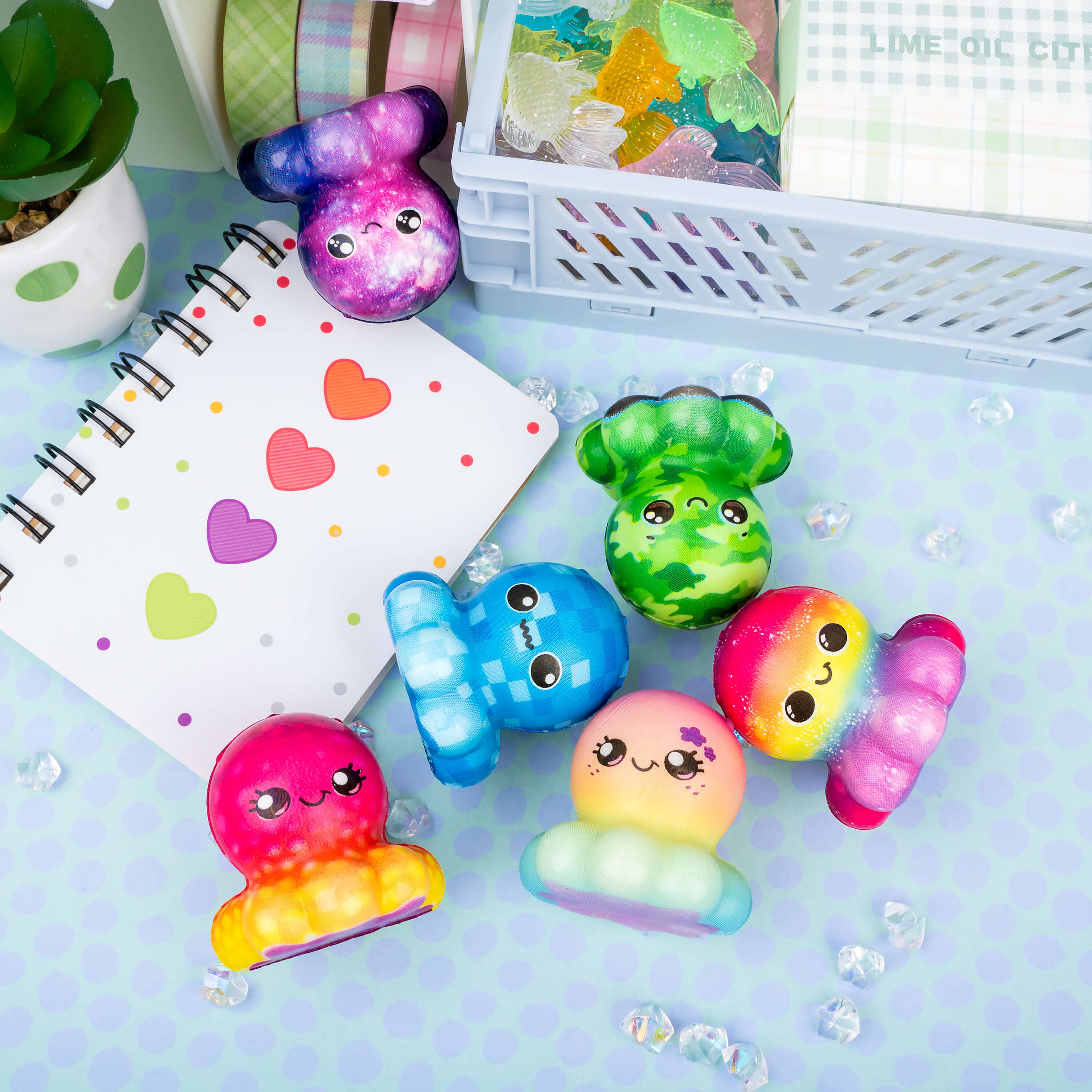 Kawaii Slime Company - Wholesale Squishy Toy - Kids & Baby - Octosquish Mini Squishies (24pcs/case)4