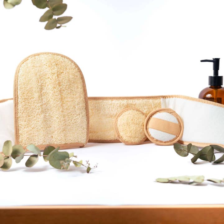 Loofah - Ensemble Essentiel - Éponge Luffa pour la vente par Loofahcrafts