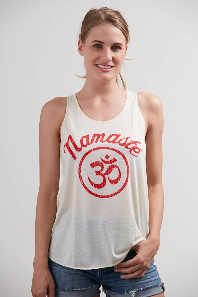 OFF WHITE Namaste Om Tank Top for wholesale on Faire