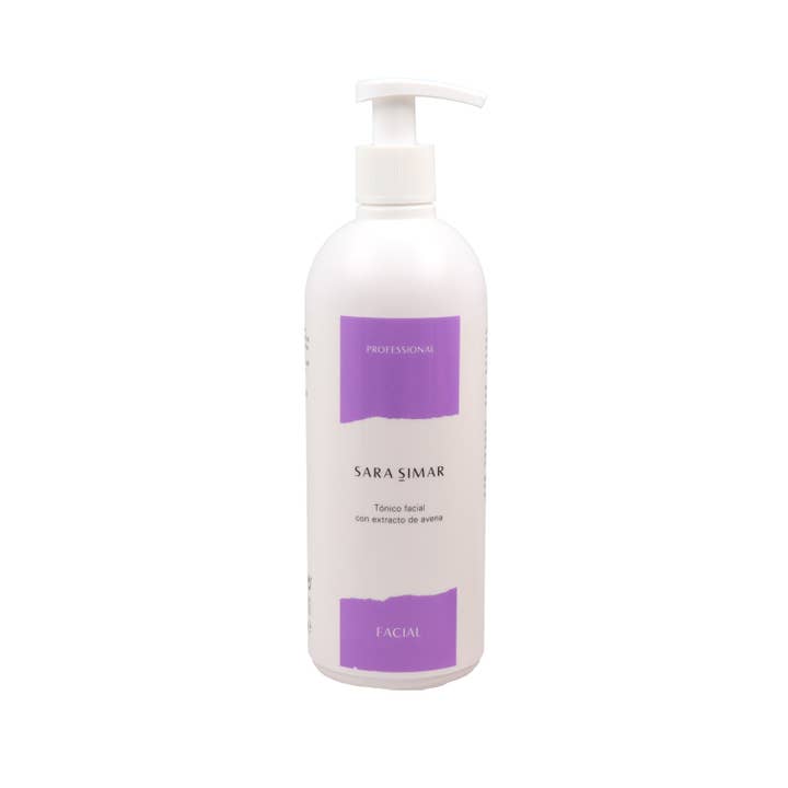 Tonico viso Sara Simar con avena 400 ml per la vendita all'ingrosso da parte di SUBLIME BEAUTY WHOLESALER SL