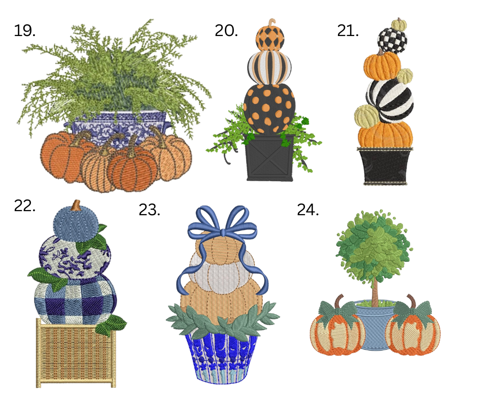 Shop 38652 - Venta al por mayor Material para bordado/punto de cruz - Fajín de Lino con Guirnalda - Bordado4