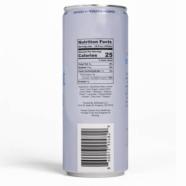 Still/Spark Botanical Mood Spritzes - Wholesale Non-Alcoholic Aperitif/Mocktail - Bright Calm (12-pack)1