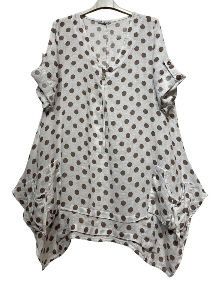 LINEN & COTTON HOUSE - Wholesale Tunic - Women's - UNIQUE WEIGHT 4009 IN 100% LINEN