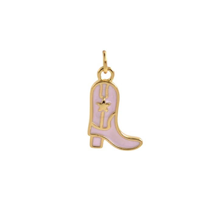 Pink Boot Charm ~ Deep South Originals for wholesale by Deep South Originals Inc.