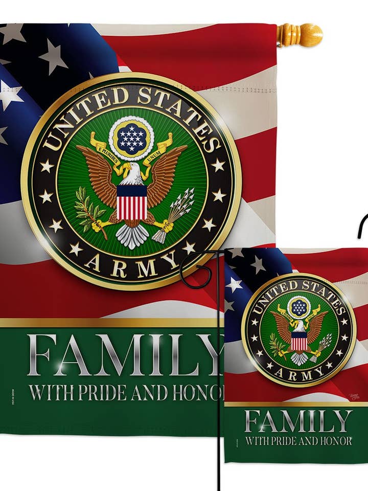 Bandera Ejército de EE. UU. Honor Familia Usa Día de las Fuerzas Armadas para venta al por mayor de Two Group Flag Co
