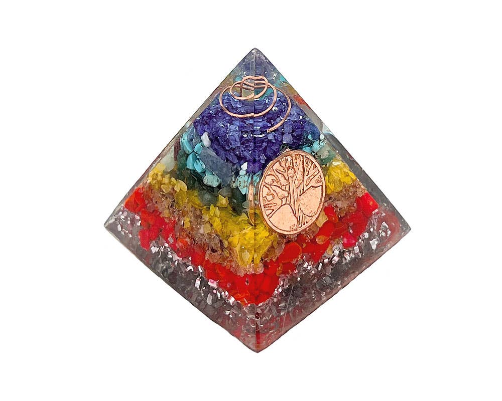 Pichincha - Wholesale Decorative Tabletop Object - Orgonite Pyramid Metaphysical Table Ornament2