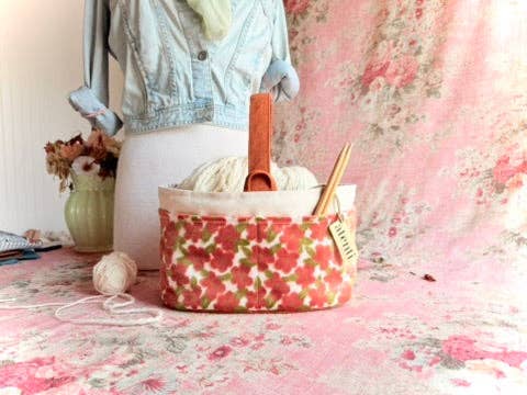 Atenti - Wholesale Brei- en haakbenodigdheden - Velvet Daizy Caddy - Projecttas Naaldkunst6