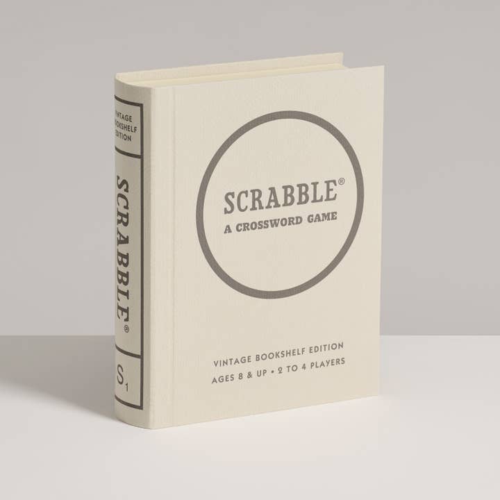 WS Game Company - Wholesale Board Game - Scrabble Vintage Bookshelf Edition