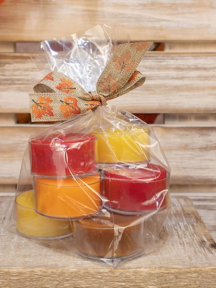 Autumn Tealights for wholesale by Beelite Candles