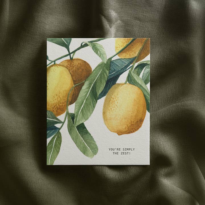 Natasha Vanderburg Co. - Wholesale Love Card - Simply the Zest Card