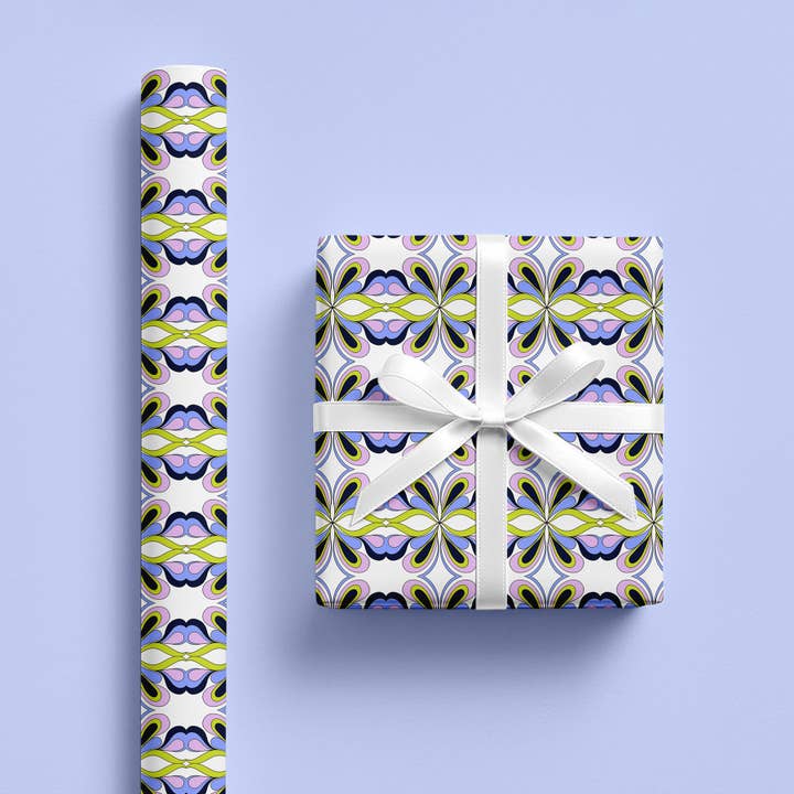 Kaleidoskop Presentpapper för wholesale av Lovely Print Co.