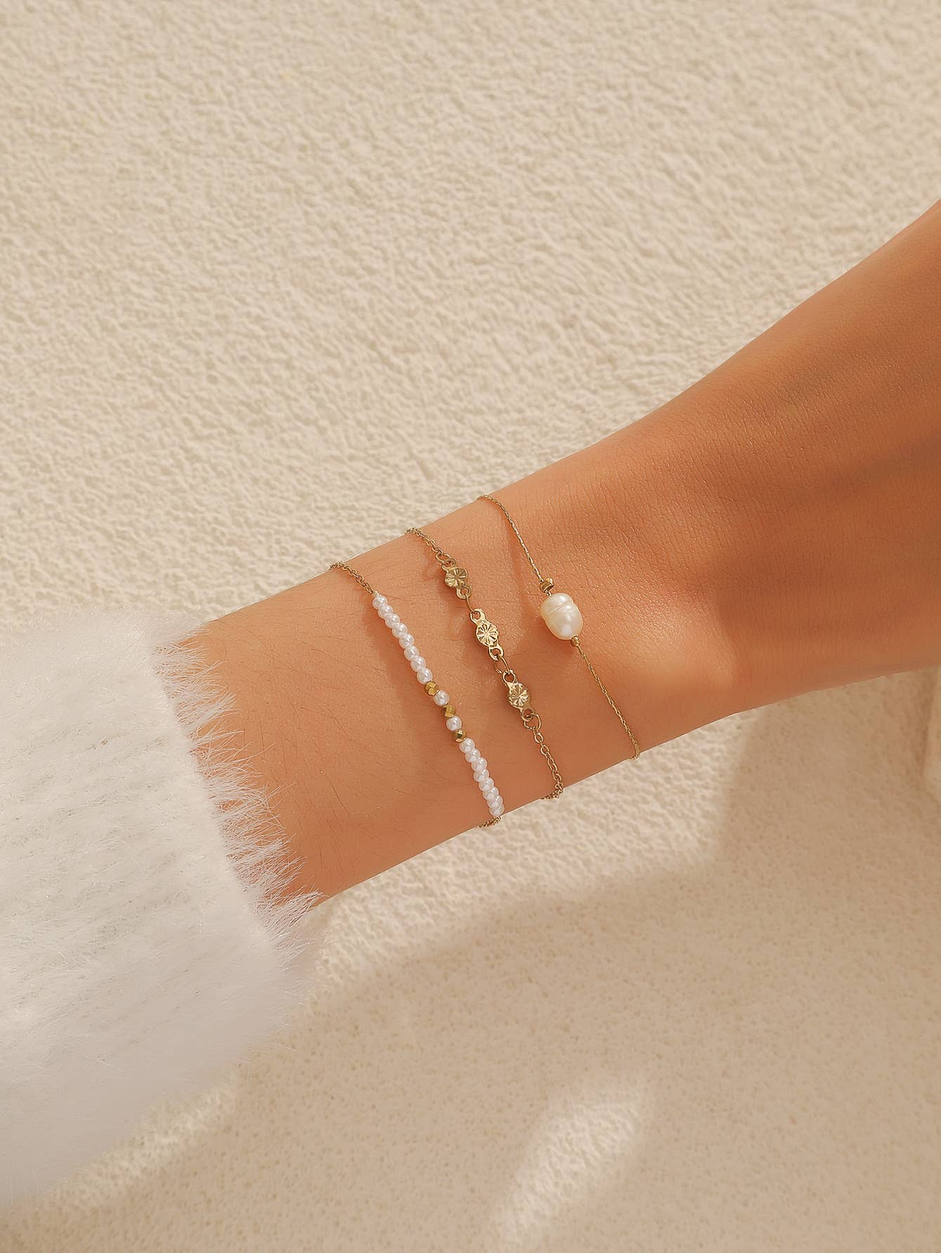 Blossom bijoux - Wholesale Jewelry Set - Set of 3 Stainless Steel Bracelets 24BRA125