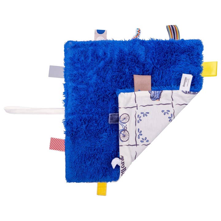 Snoozebaby - Wholesale Security/Cuddle Blanket - Baby - Cuddle cloth 25x25 cm Delft Blue3
