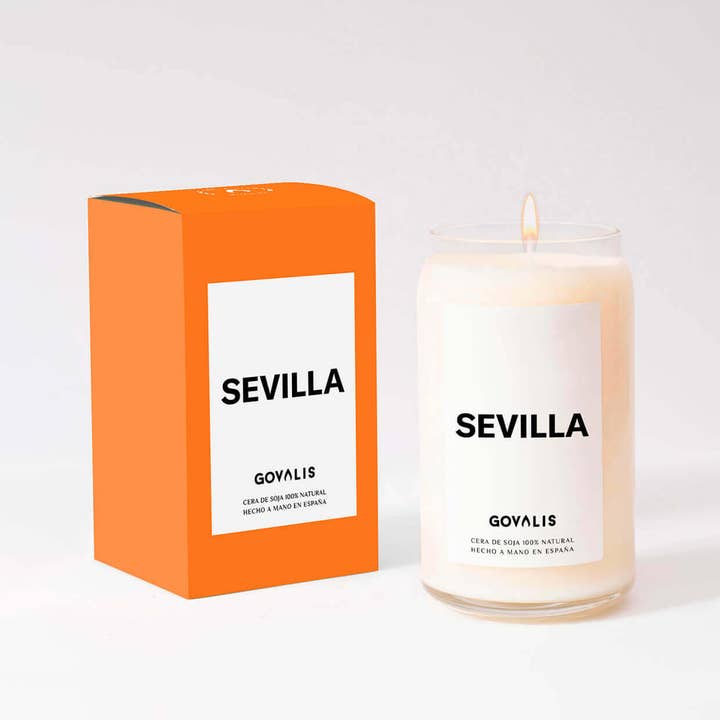 Seville Scented Candle for wholesale by GOVALIS