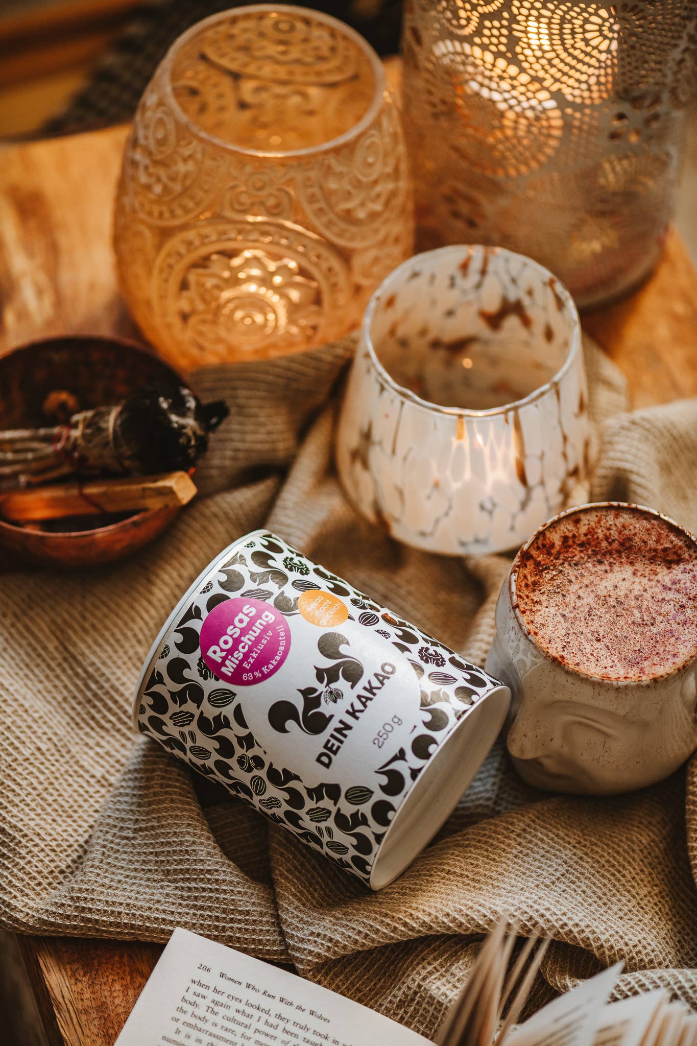 Dein Kakao - Wholesale Hot Cocoa Mix/Kit - Rosa's Blend Organic Chocolate Powder Your Cocoa | vegan7