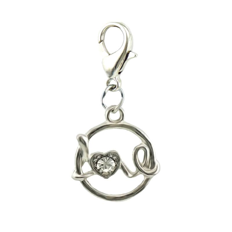 OUTSIDE THE BOX, LLC - Wholesale Badge Accessory - Women's - Daisy Sparkle and Shine Rhinestone Badge Reel3