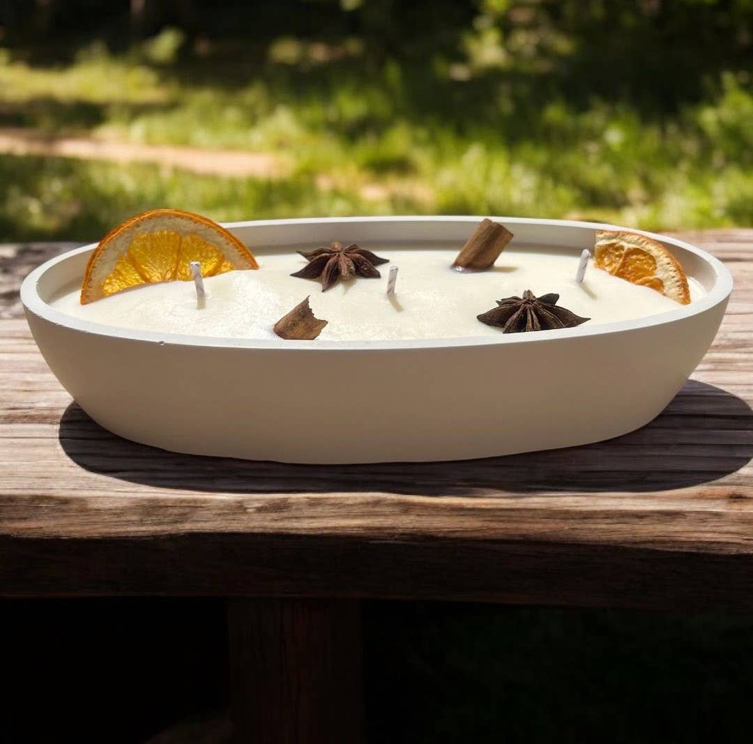 Naturaldreams8 - Wholesale Pot/gevulde kaars - Atenea sojakaars met kaneel en sinaasappel in handgemaakte keramische houder2