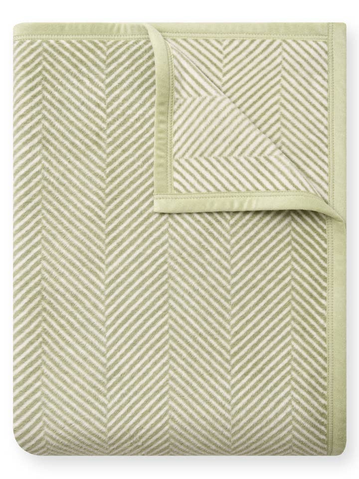 Couverture Harborview en chevrons vert jardin pour la vente par ChappyWrap