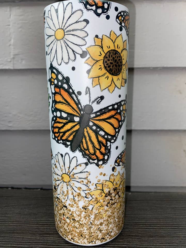 Butterflies and sunflowers for wholesale by Southern up North