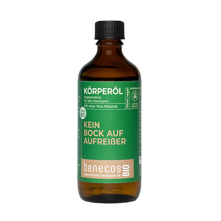 benecosBIO body oil organic aloe vera macerate - NOT IN THE MOOD for wholesale by cosmondial GmbH & Co. KG