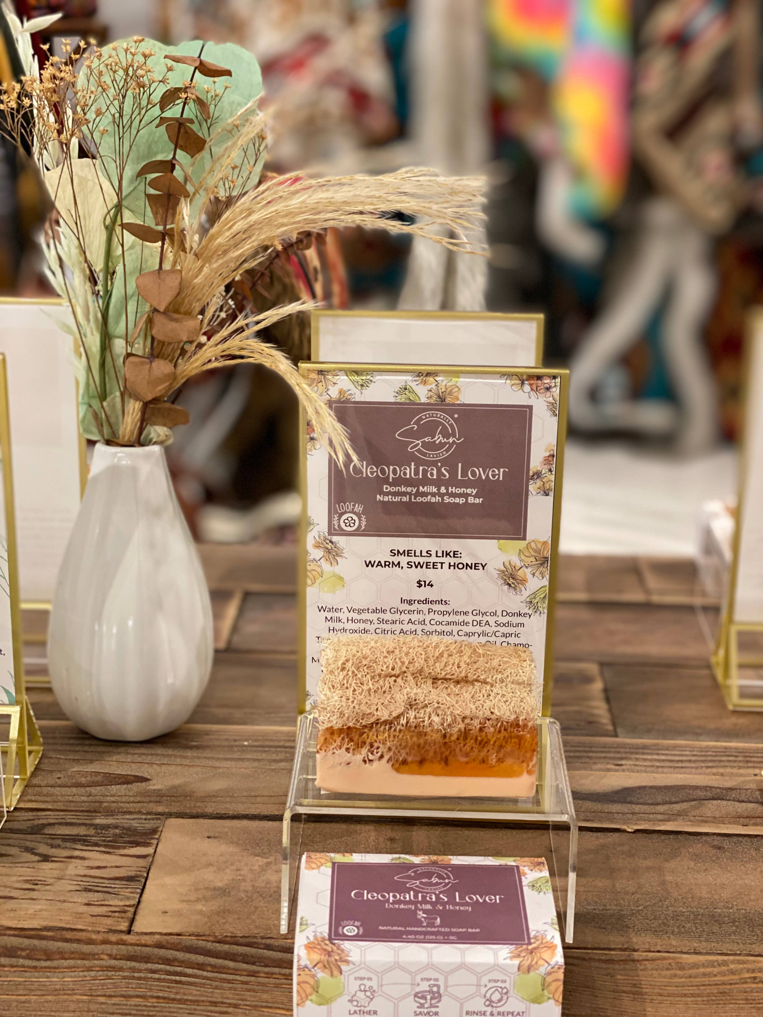 SABUN CO. – sabonete sólido por atacado – Loofah Artesanal Sabonete Leite de Burra e Sabonete de Mel2