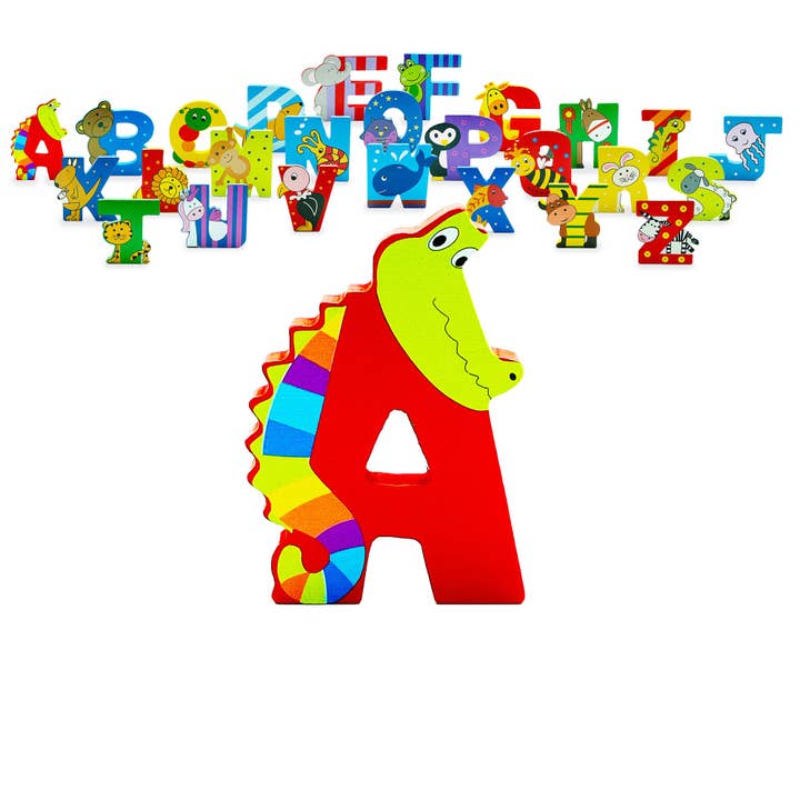 Orange Tree Toys - Wholesale Wood Toy - Kids - Alphabet wooden letter A